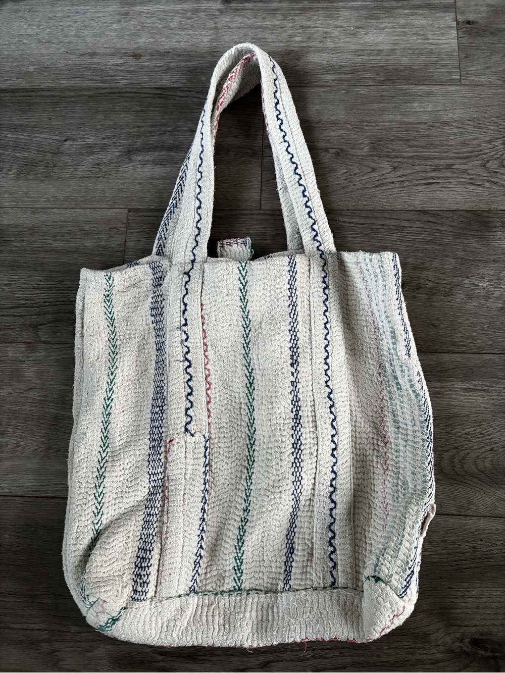 100% kantha cotton tote